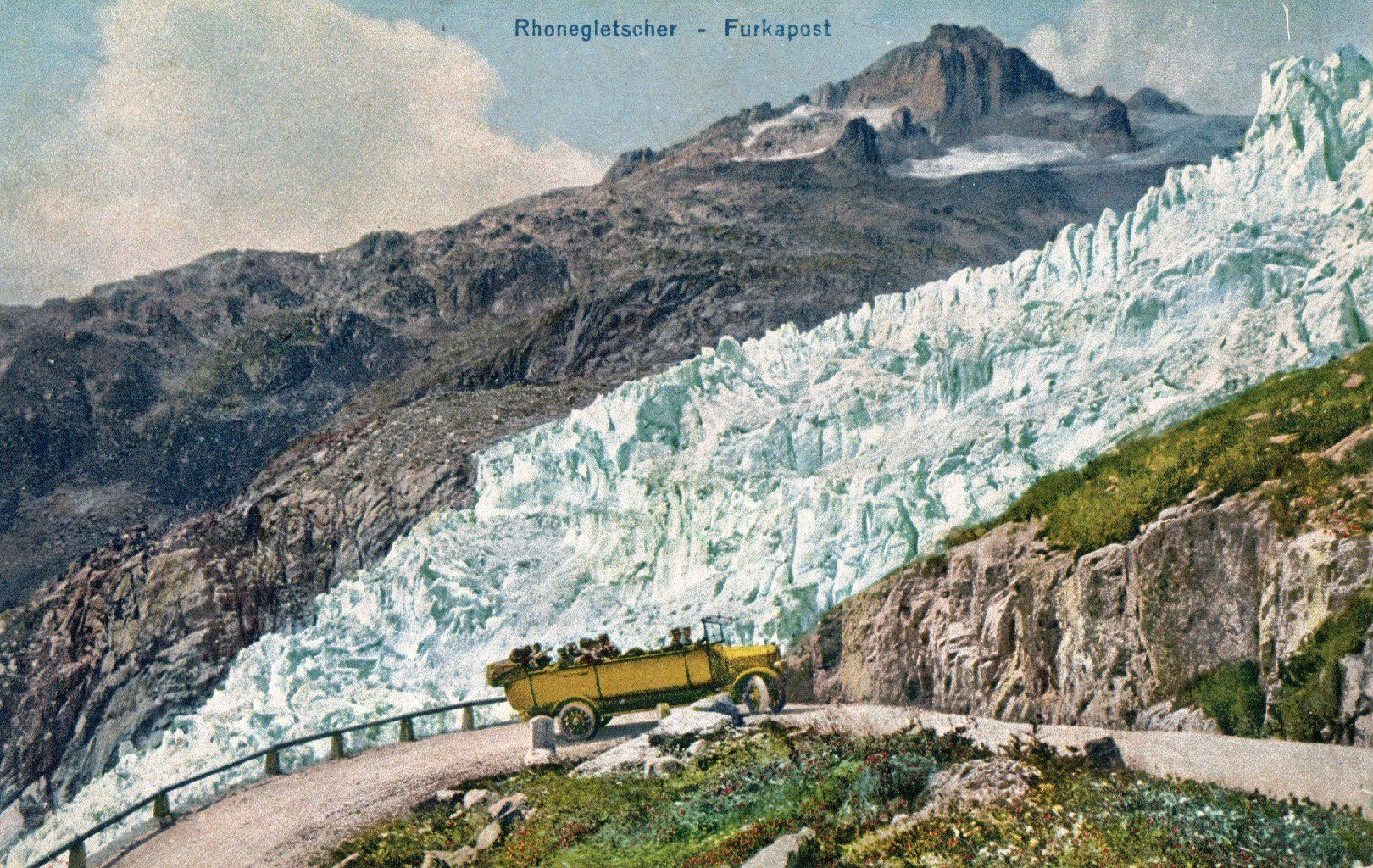 Cartoline postali: Rhonegletscher - Furkapost – Nuovo (secondo la descrizione) da Melano venduto da pisonsdro