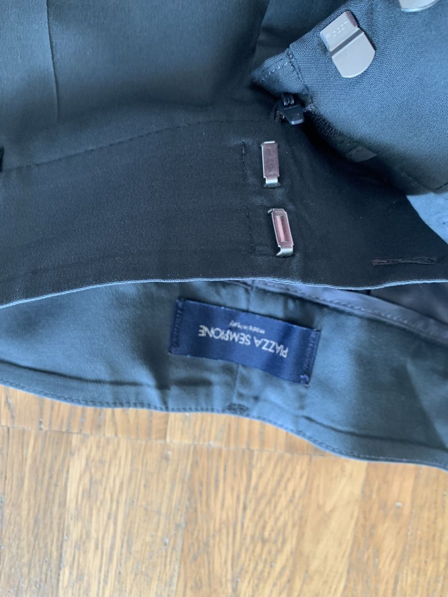 Hosen: Seiden Hose Piazza Sempione grau – Gebraucht aus Zürich von Nikuska32 2