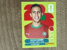 Panini FIFA World Cup Sticker Soufiane Rahimi MAR 18