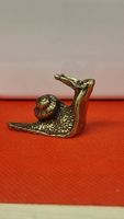 Antike Miniatur Schnecke aus Messing - Sammlerstück!