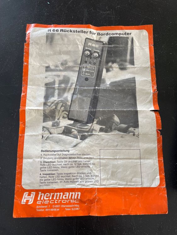 BMW Öl Service Intervall Rücksteller BMW ab Baujahr 1982 | Kaufen auf ...