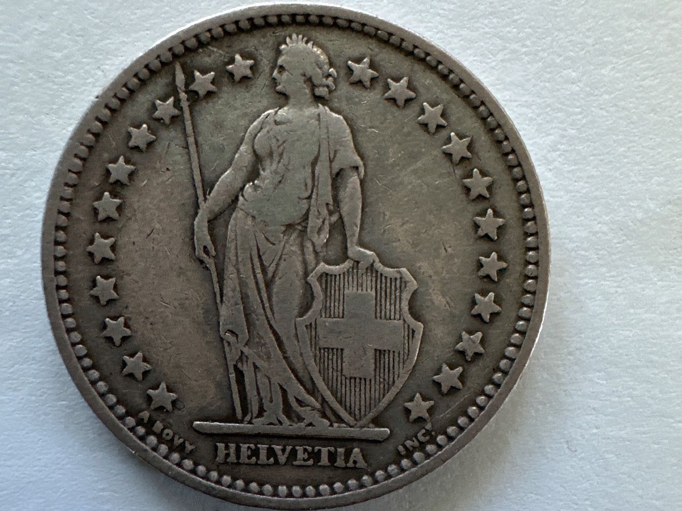 Tutti le monete: 2fr., 1903 – Usato da Erlach venduto da gubbe1