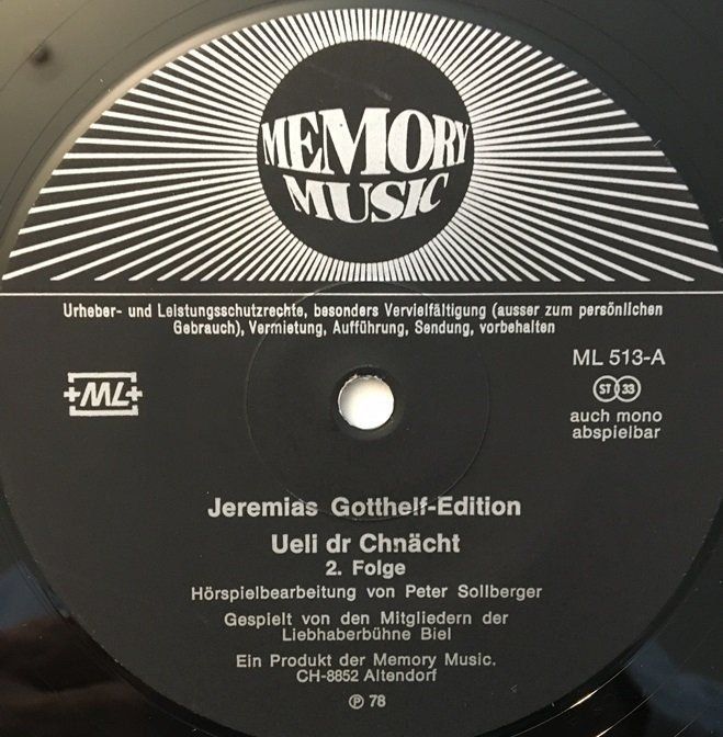 Dischi in vinile: Ueli dr Chnächt (Folge 2, LP) – Usato da Grüningen venduto da azulmarron 2