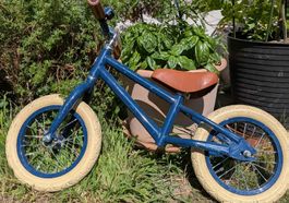 Blaues Laufrad Siech Cycles