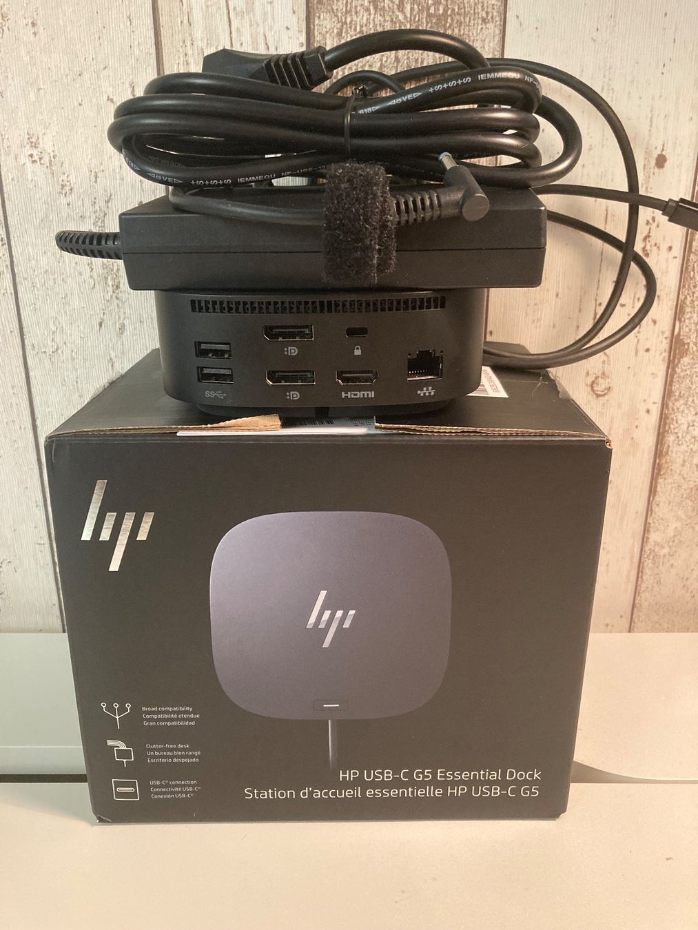 Docking station: HP USB-C Dockingstation G5 mit Netzteil und Kabeln – Usato da Frasnacht venduto da Nagel8 3