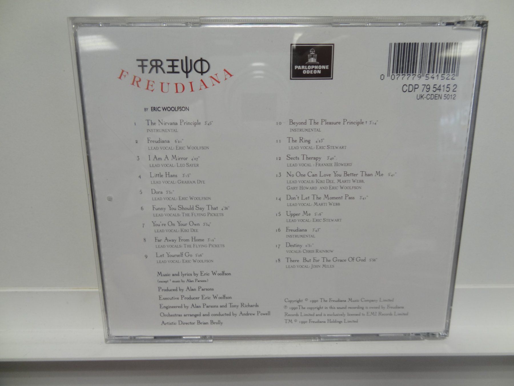 CDs: Eric Woolfsons Freudiana CD Album – Gebraucht aus luzern von musicandart 1