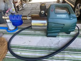 Metabo P 6000 Inox Gartenpumpe mit Vorfilter
