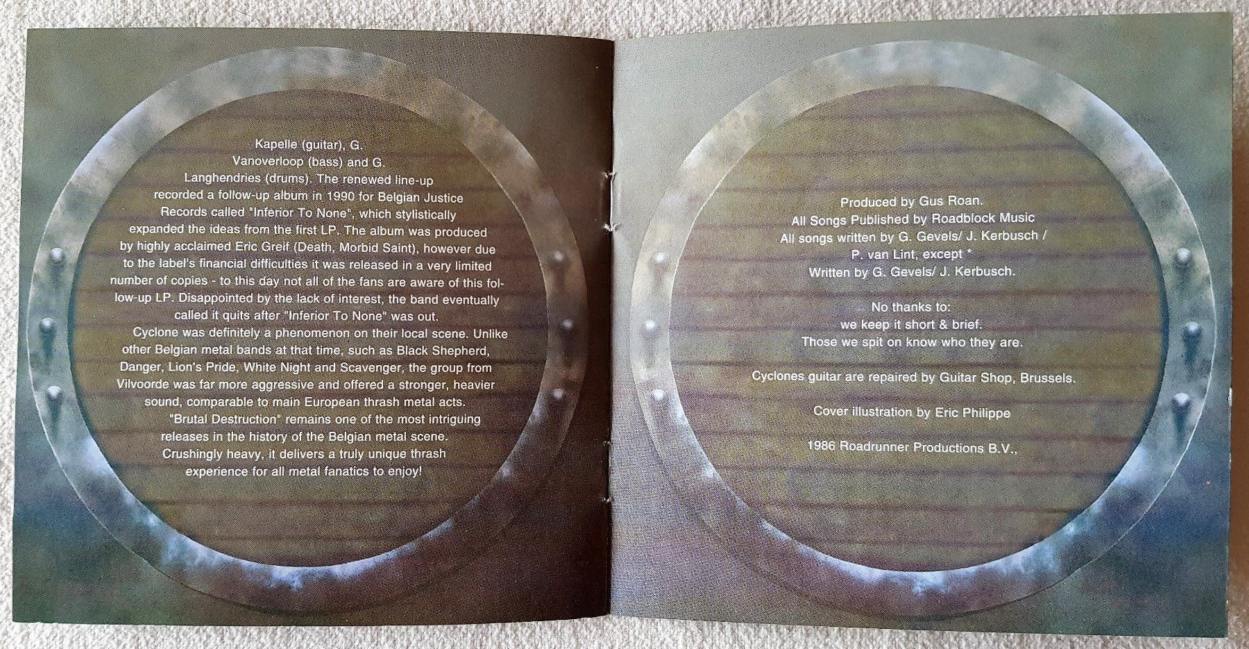 CD: Cyclone - Brutal Destruction - CD - 2007 - Limited Edition – Usato da Uster venduto da Zardodel 8