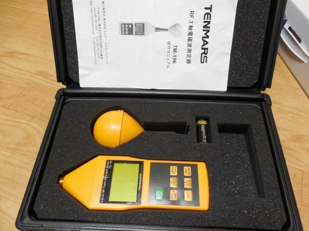 Messen: 5G Spürnase Elektrosmog finderTM-196 3 AXIS Smartmeter Detek – Neu und originalverpackt aus Wynau von Intexpool24 2