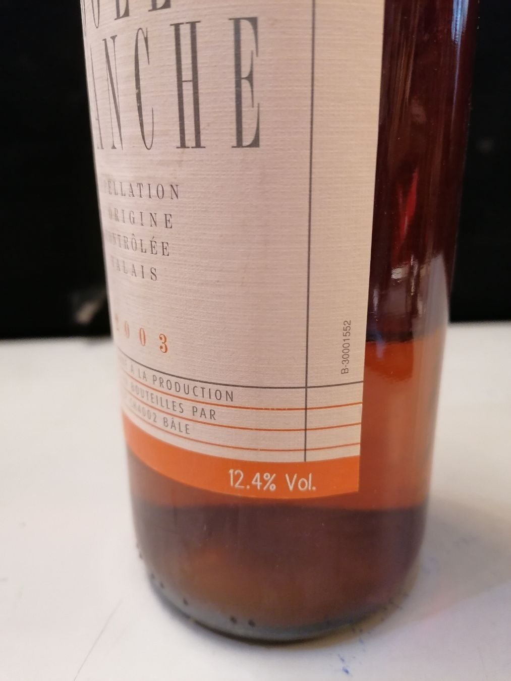 Vino: Dôle Blanche 2003 - Appellation Contrôlée – Nuovo (secondo la descrizione) da Genève venduto da Leboucheoreilles 3