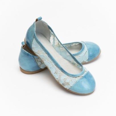 Scarpe per ragazze: Leichte Ballerinas mit Spitzen-Einsätzen, Gr. 31 – Nuovo e nell'imballaggio originale da Samedan venduto da dim_wd9v