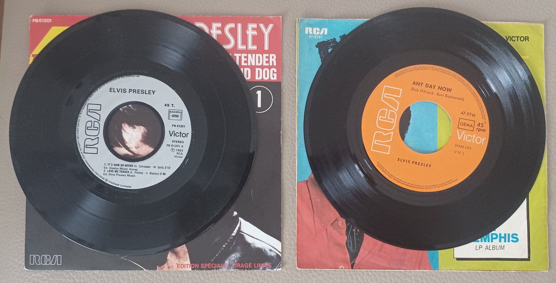 Schallplatten: 3 × 7" Single ELVIS PRESLEY – Gebraucht aus Hägendorf von Plattenhardt 4