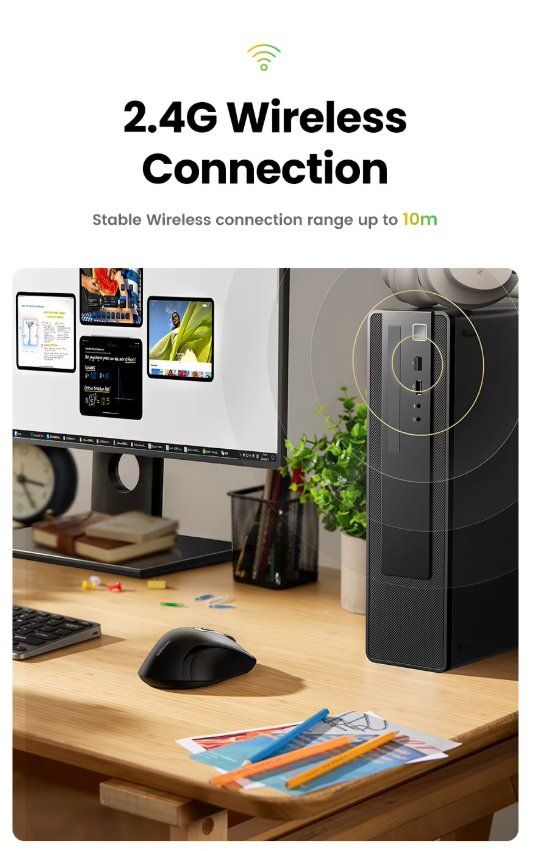 Mouse: Ugreen kabellose Maus, 2,4G, silent click – Nuovo e nell'imballaggio originale da Romanshorn venduto da pfimex 4