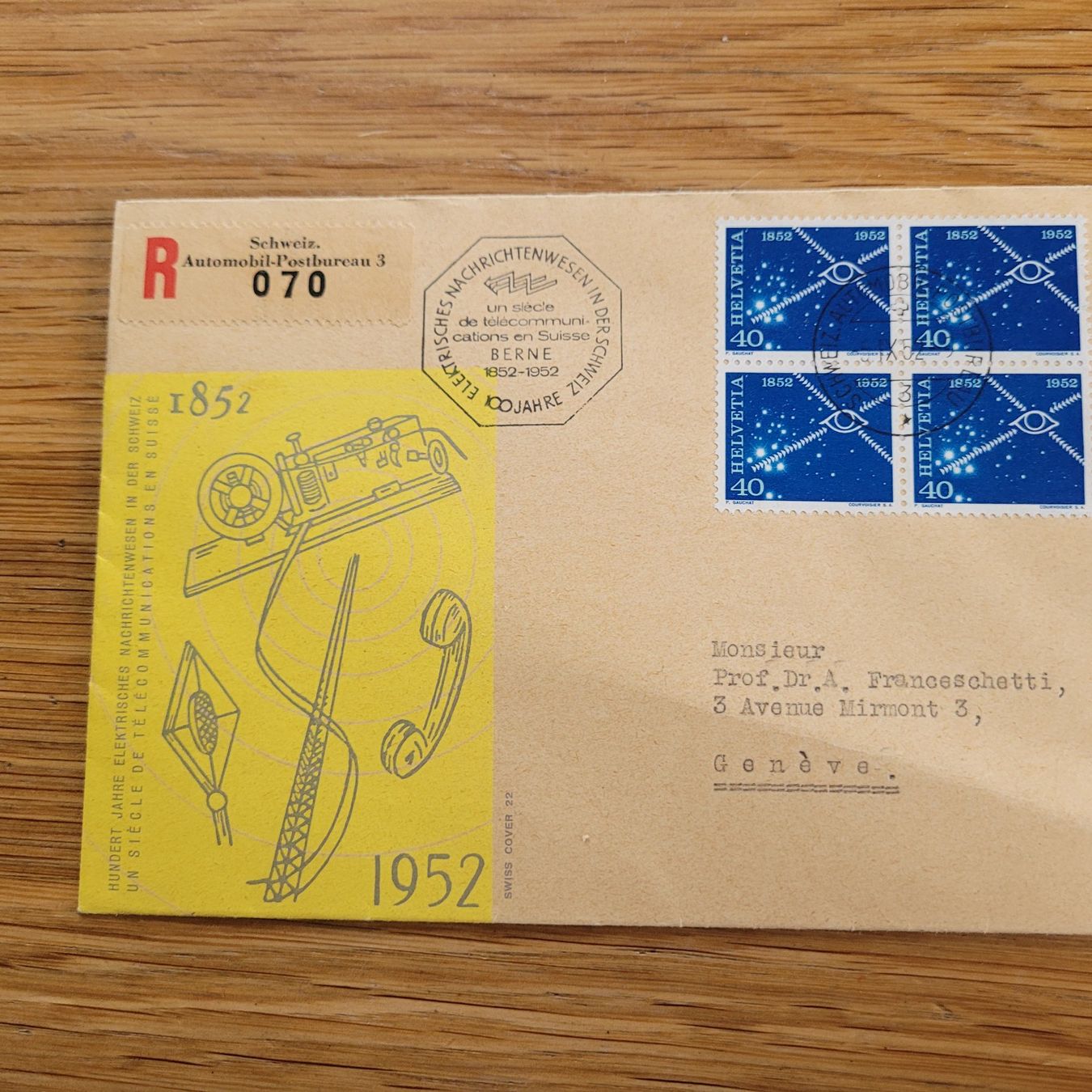 Tous les timbres: Dokument Genève 1952 – D'occasion à Biel/Bienne par Destockweb