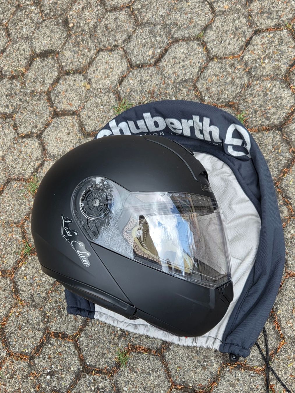 Schuberth Caschi & visiere: Schuberth C3 Pro Klapphelm schwarz Lady Edition L – Usato da Bellach venduto da fab_t8gy 1