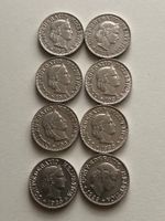 Lot mit 8 Stk. 10 Rp. Nickel (1932/33/34/36/37/38/39/39)