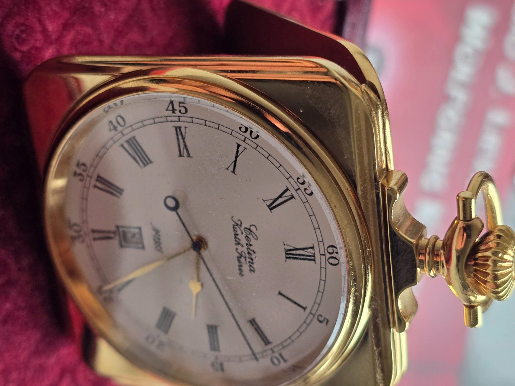 Certina Orologi: Certina Kurth Freres ABB Tischuhr mit Box – Usato da Muri AG venduto da Corredor 4