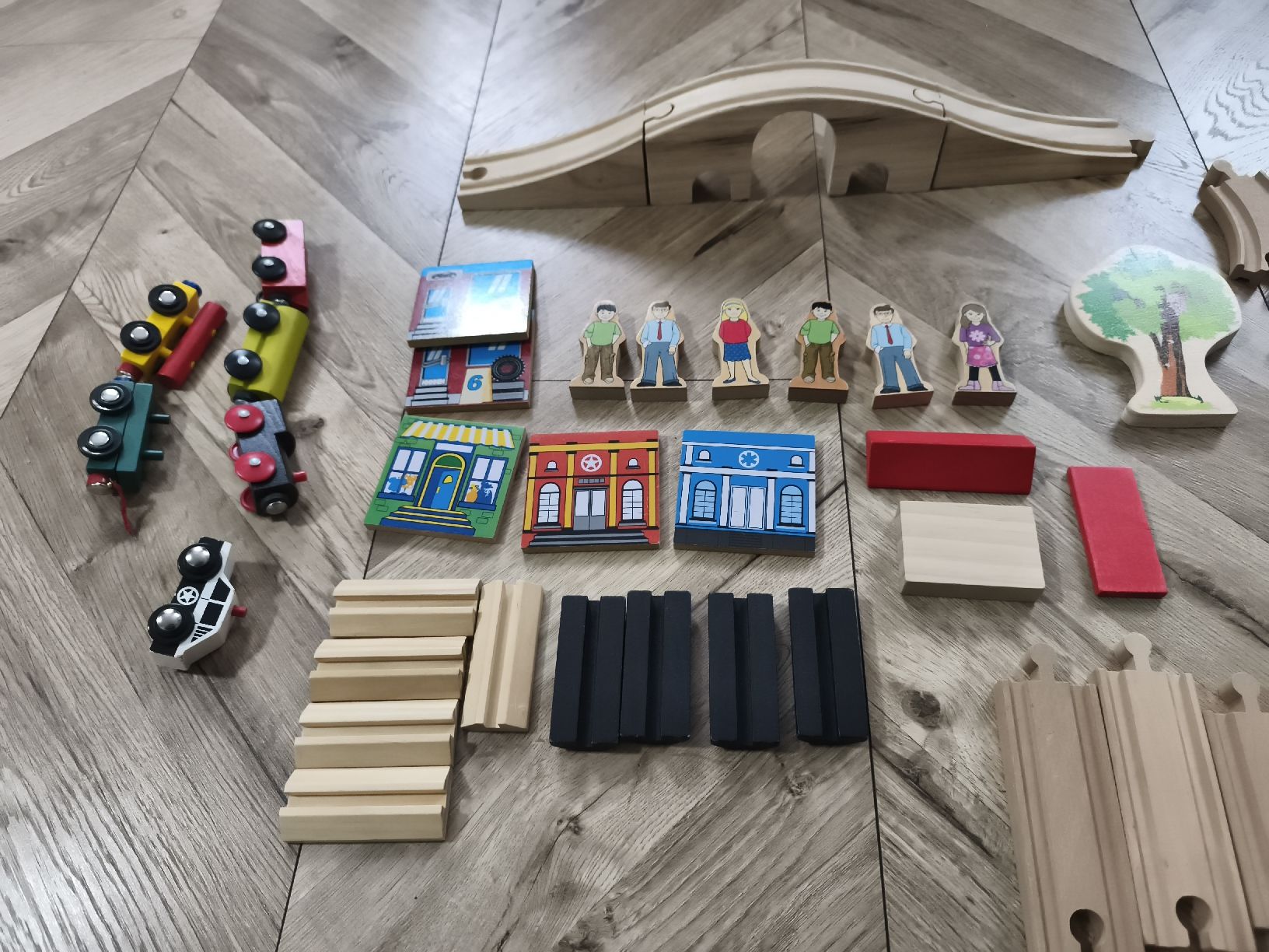 Jouets: Holz Eisenbahn Set – D'occasion à Ulisbach par Antikaffin 1