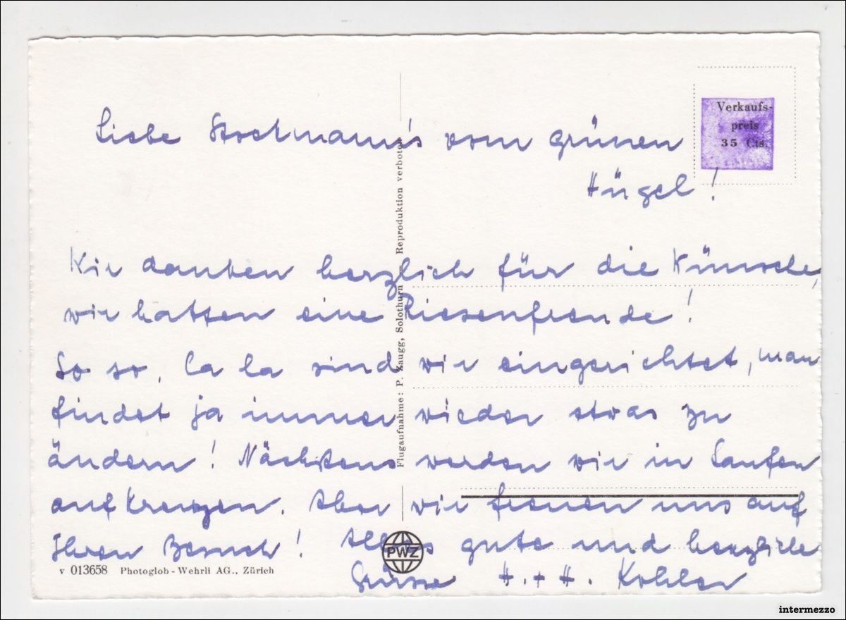 Ansichtskarten: Utzenstorf BE // Flugaufnahme Dorf – Gebraucht aus Basel von intermezzo12 1
