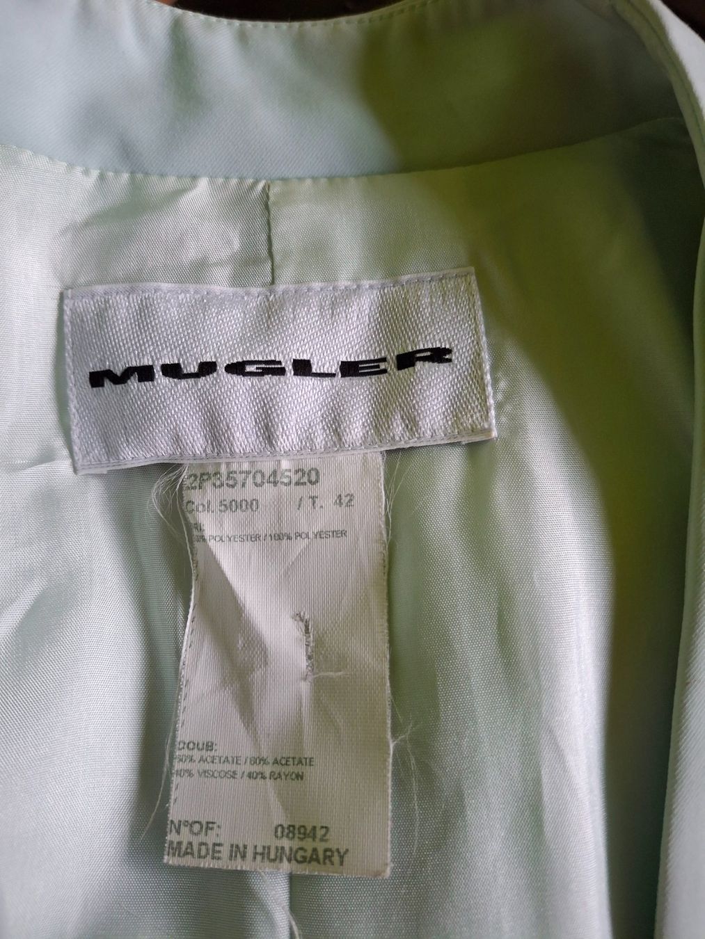 Mugler Jacken: Veste Thierry Mugler – Gebraucht aus Troinex von cor_v65r 3