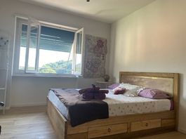 Letto di noce massello