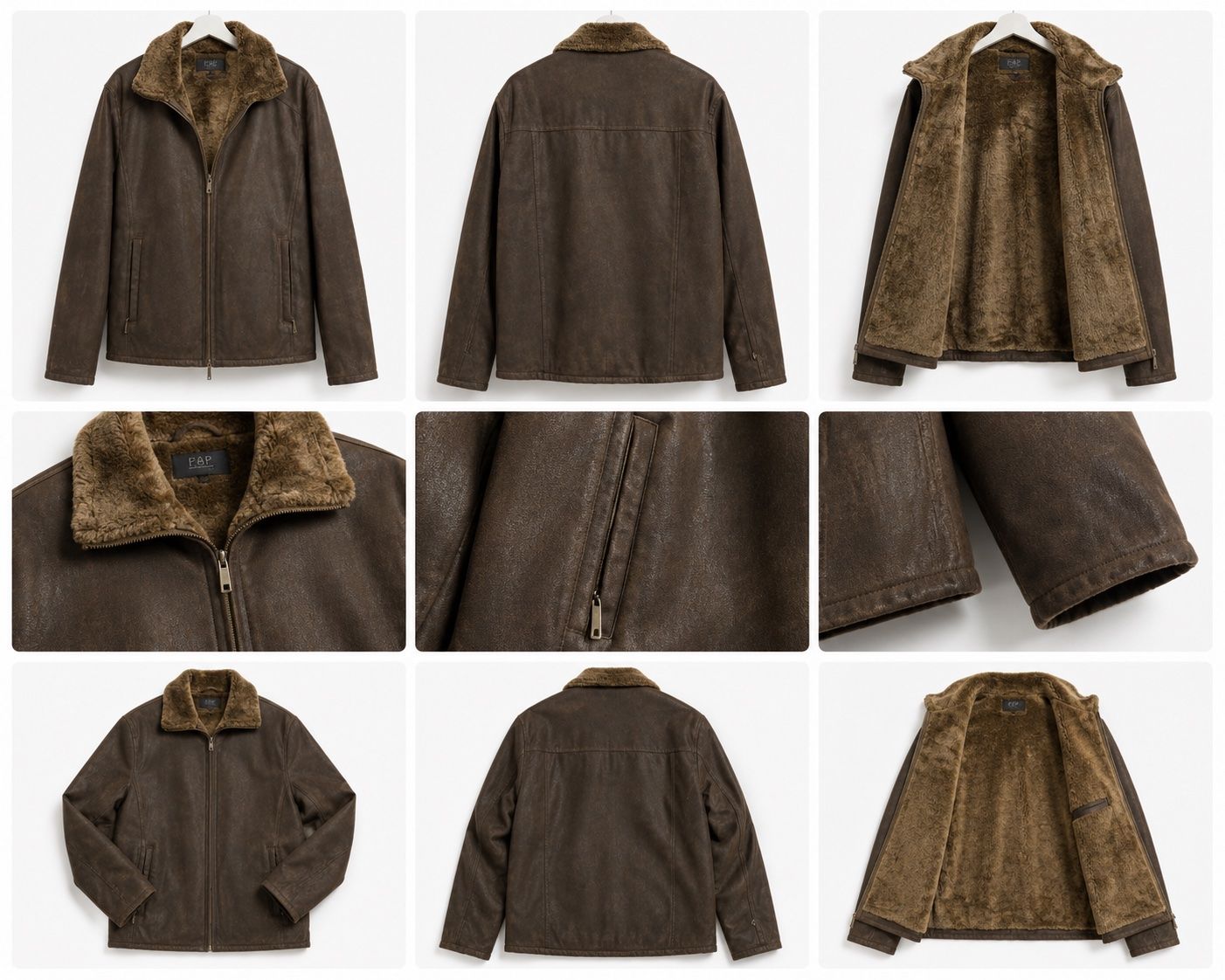 Jacken: P&P People Collection Lederjacke, Grösse 46, Winter – Gebraucht aus Cham von kuhnaguero