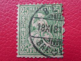 1881, Sitzende Nr.49, sauber entwertet von BERN, Kat: 150.-+