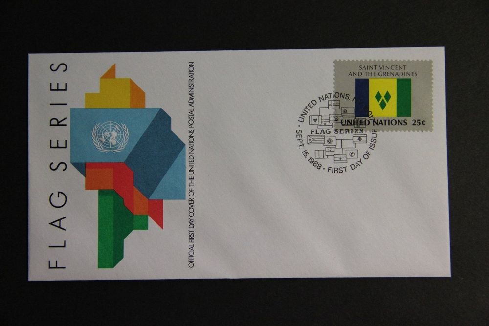 UN New York 1988 - Flag Series - Saint Vincent and the Gren. (Neu ...