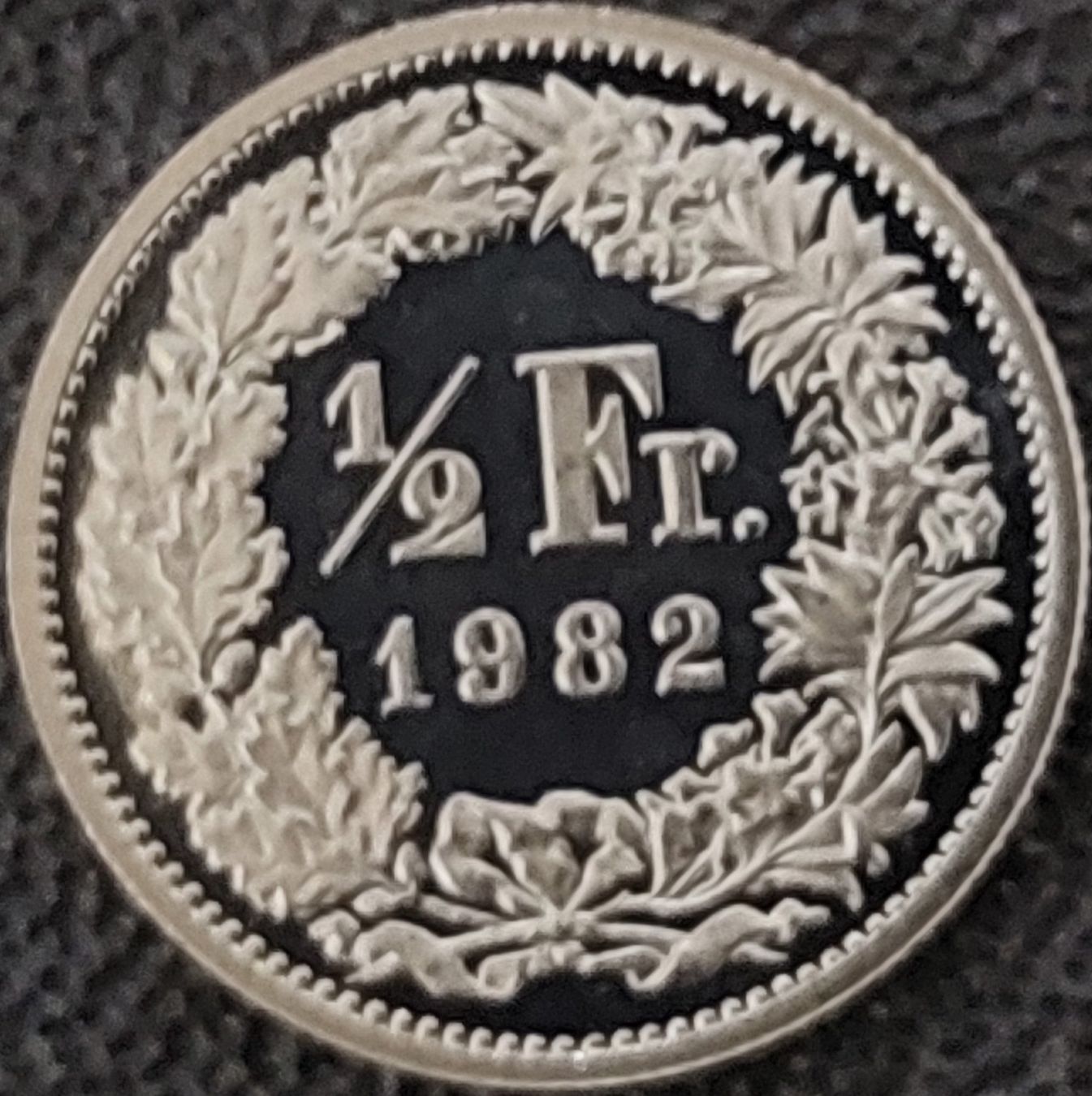 Alle Münzen: 50 Rappen 1982 stgl. / aus Münzsatz – Neu (gemäss Beschreibung) aus Arch von coinsandmore