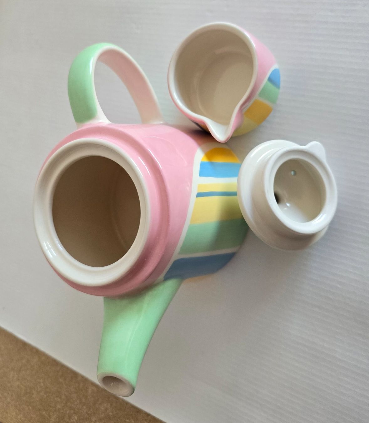 Teiere: Teekännchen Memphis Style, handmade, Maison Strauss – Usato da Rheinau venduto da MakalekaAloha 2