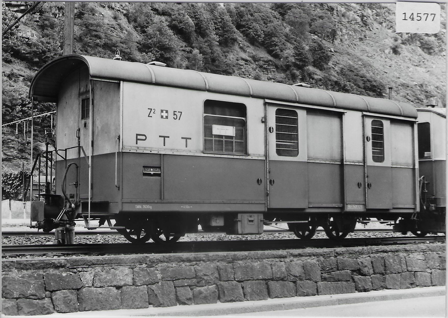 Cartes postales: Z2 57 a Biasca Postwagen PTT poste – Antique à Ettingen par Kartenplanet