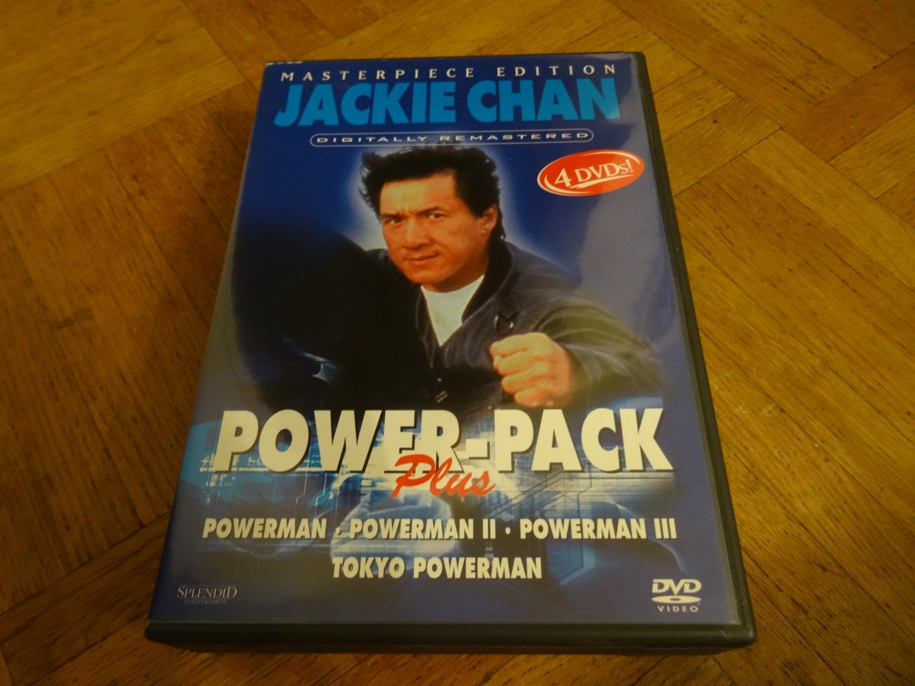 Tutti i DVDs: Jackie Chan Power Pack 4 DVDs Masterpiece Edition – Usato da Olten venduto da Disc-Verkauf