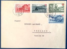 1948 - Pro Patria Satzbrief / Chiasso