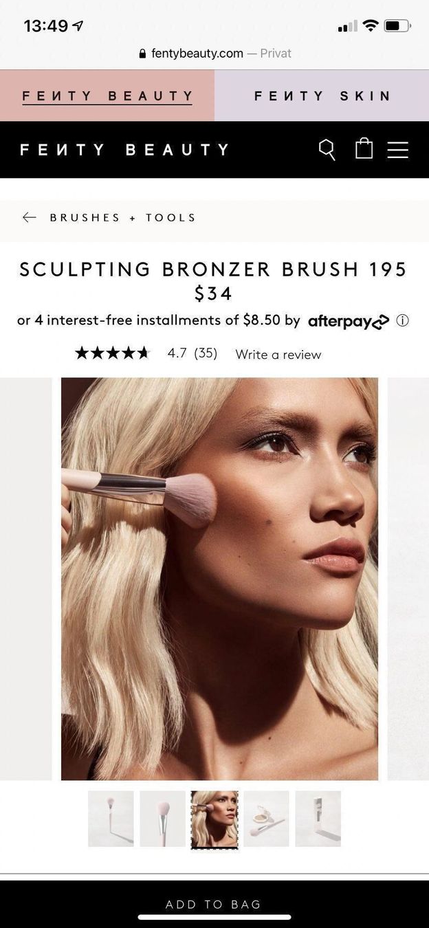 Fenty Gesichtspflege: Fenty Bronzer Brush,neu, Ladenpreis CHF47.90 – Neu und originalverpackt aus Zürich von deruja 9