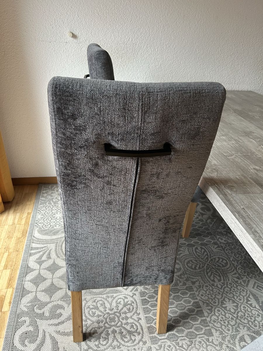 Mömax Stühle: 3 Stühle, Grau, Top Zustand von Mömax – Gebraucht aus Brüttisellen von mogador9 3