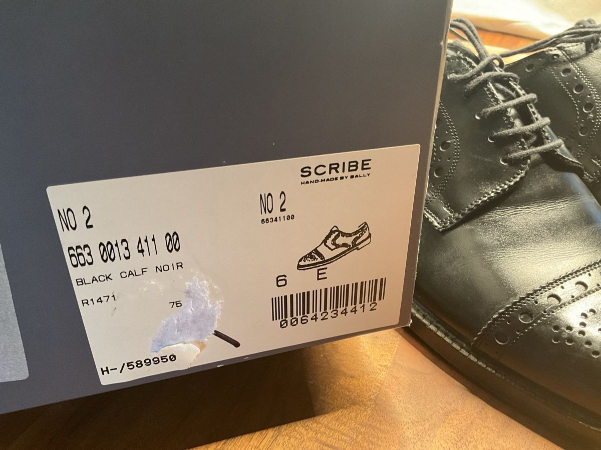 Bally Scarpe da uomo: Bally scribe nr.2, schwarz 6E – Usato da Oberhof venduto da Hibrzel 1