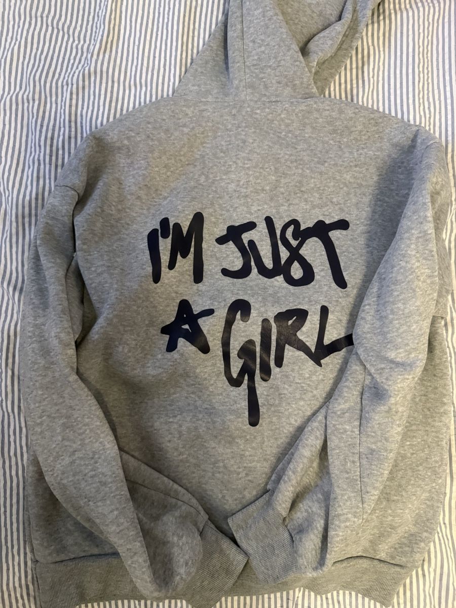 Maglioni & Felpe: Hoodie Im just a Gi Text Grösse M-L – Nuovo (secondo la descrizione) da Ottikon venduto da jen_lyy2 1