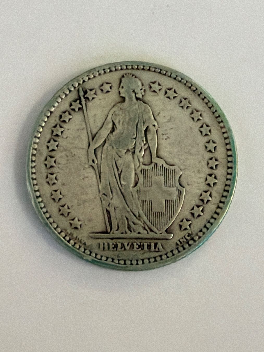 Alle Münzen: 2.- silber 1921 (28) – Gebraucht aus Bonstetten von juliestore 1