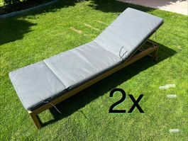 Zwei Liegen / Liegebett inkl. Polster