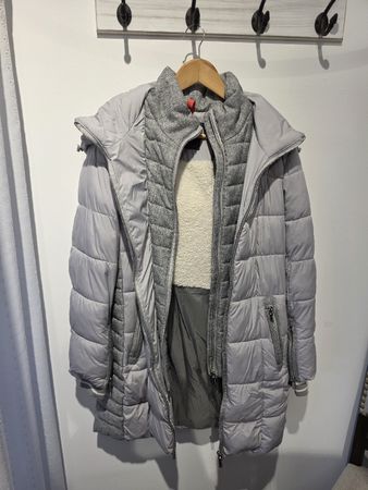 Damen Jacke Street One gesteppt grau Grösse 34 