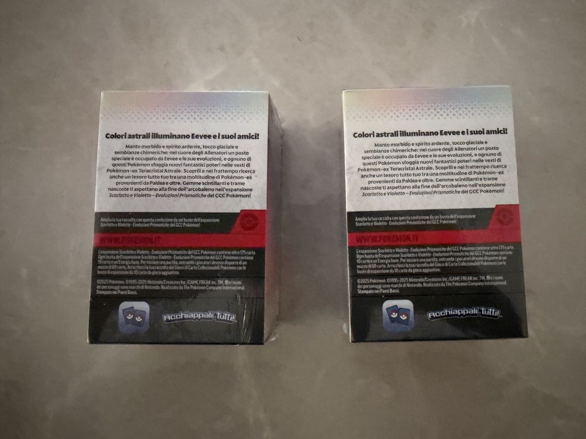 Pokémon Carte collezionabili: Evoluzione Prismatiche 2 Booster Bundle Italiano  – Nuovo e nell'imballaggio originale da Schlieren venduto da Coccoboy 2