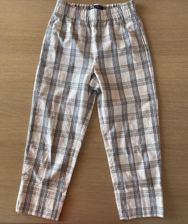 Pantalon Zara à carreaux longueur cheville taille 36/XS