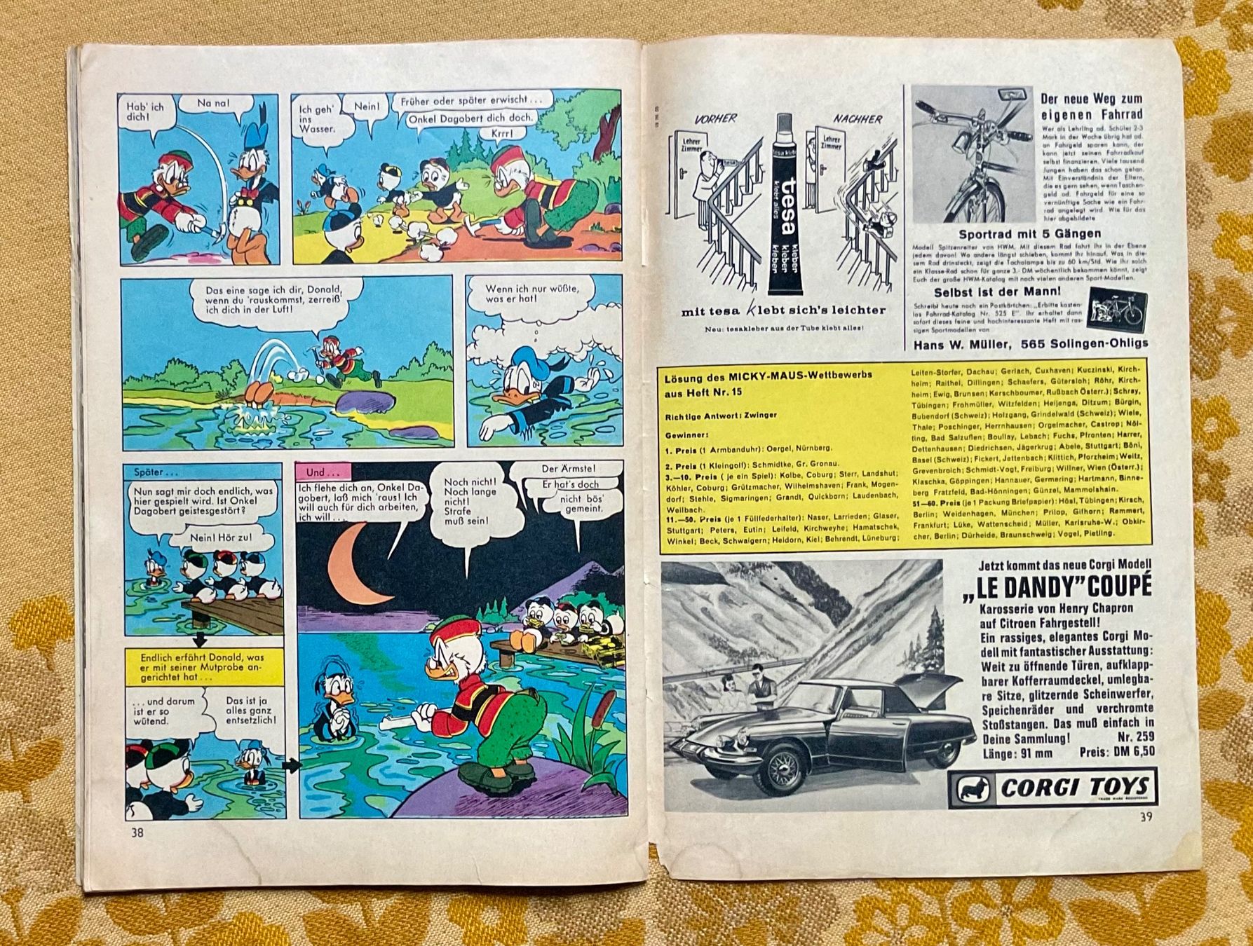 Comics: Micky Maus Heft Nr 21 von 1966 – Gebraucht aus Endingen von nathan05 8