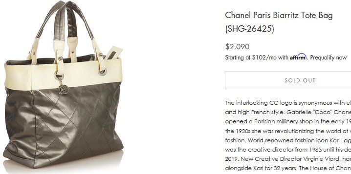 Chanel Borse da donna: CHANEL Tasche / Sac – Usato da Collonges venduto da Auganien 3