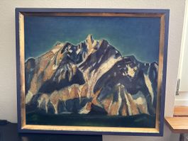 Gemälde von Josef Brandt: Pilatus bei Sonnenaufgang!