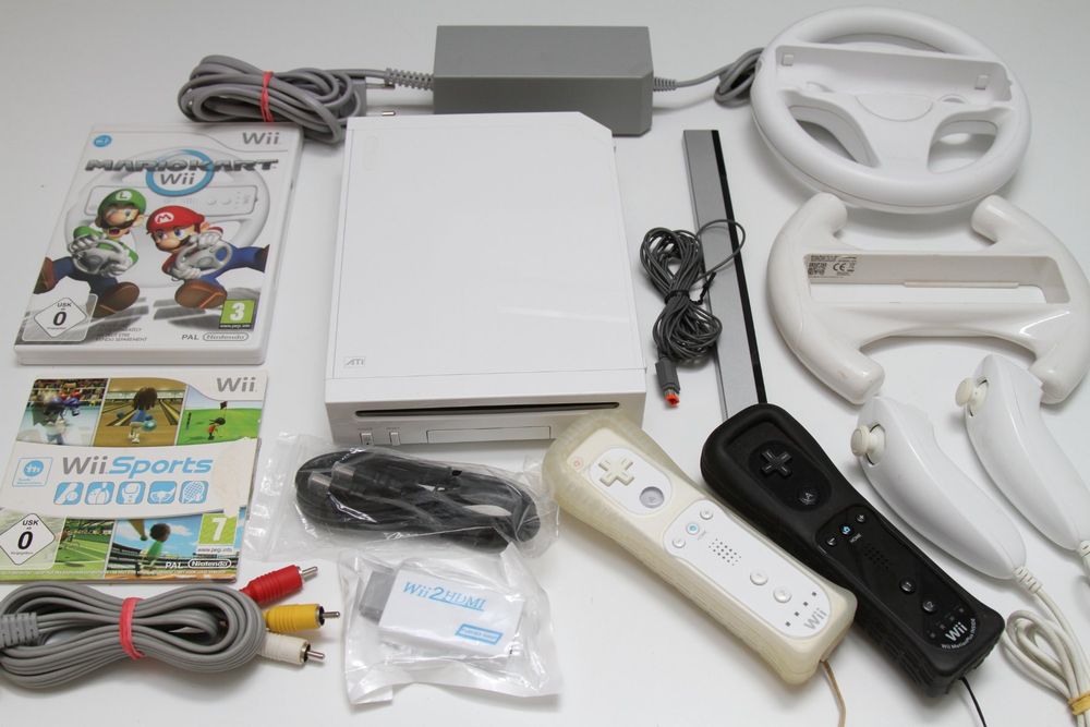 Nintendo Wii mit HDMI-Adapter und Spielen (Gebraucht) in Basel für CHF ...