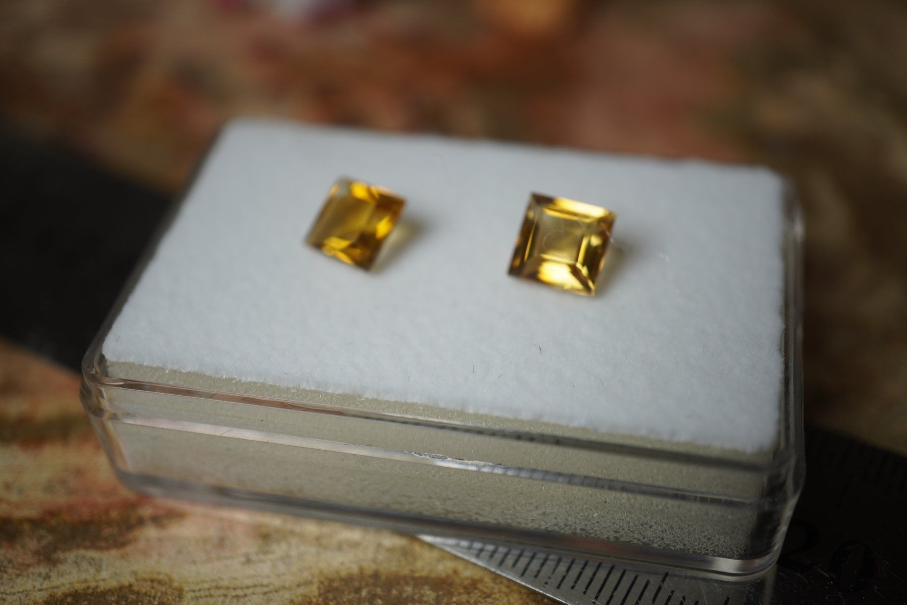 Pietre preziose: Citrin  Brasilien  2 Stück   3.19ct – Nuovo e nell'imballaggio originale da Eschenbach SG venduto da topstone 1