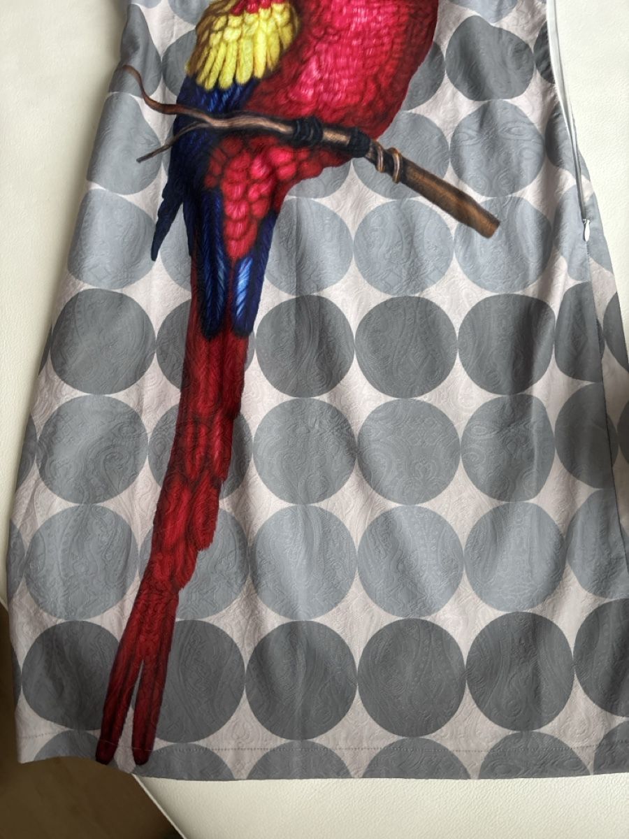 Kleider: Smashed Lemon Kleid,Papagei-Print, Sommer! – Gebraucht aus langenthal von rundholz7 6