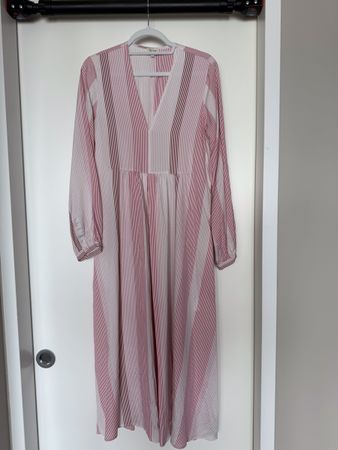 Her Dress Made In Italy, Size S, Striped, Like New!