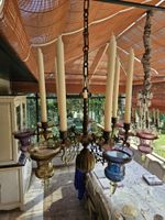 Chandelier en bronze style Renaissance. Diamètre 54 cm.
